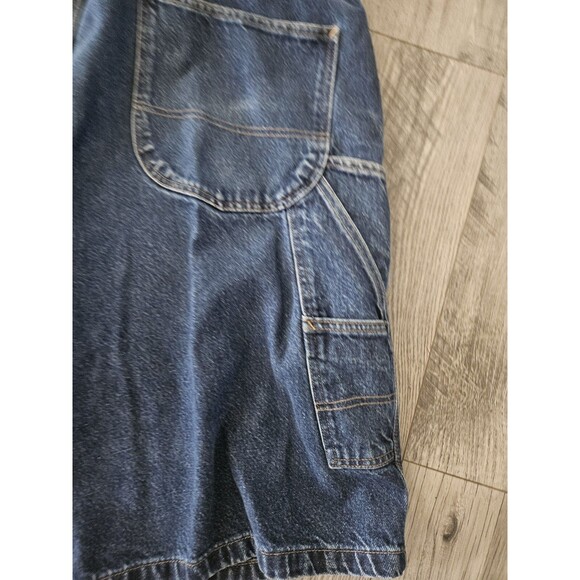 Vintage Polo Ralph Lauren VelcroBack Carpenter Jean Shorts Men’s 38 Denim Y2K - Picture 5 of 8